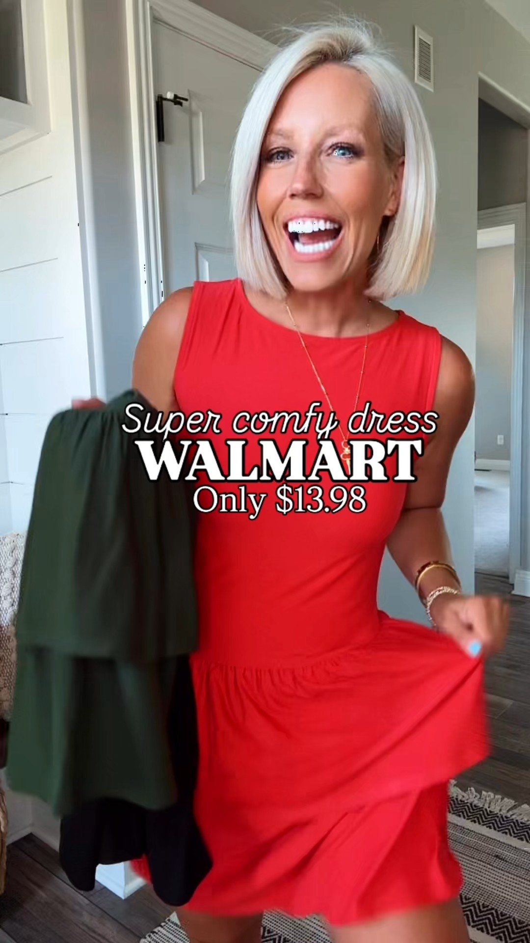 This dress is sooo comfy!! The material is soft, stretchy, and slinky!!! I love the ruffles and the fact that you can wear a normal bra is great! Only $13.98! Wearing my true size small! 

#LTKSeasonal #LTKStyleTip #LTKFindsUnder50