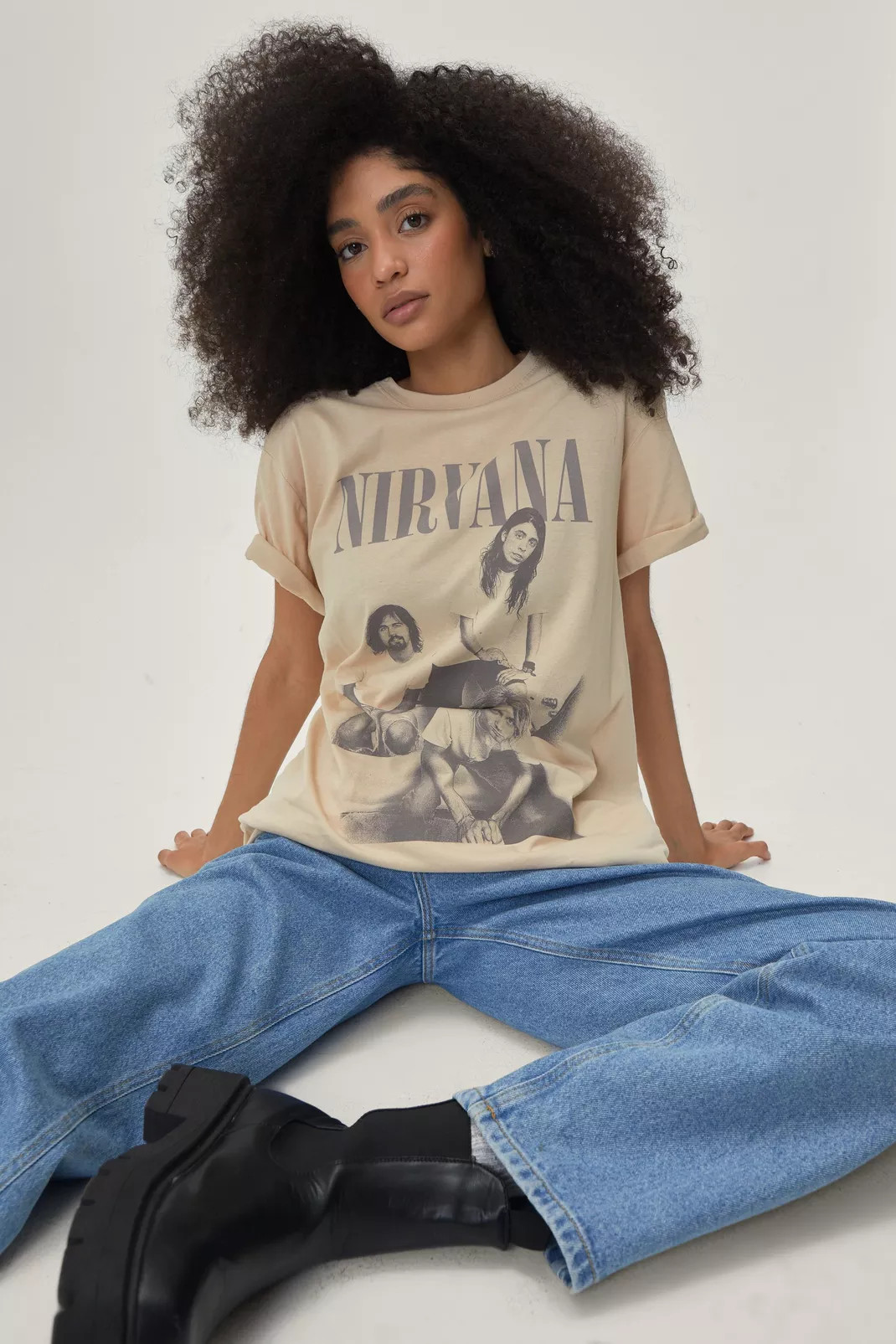 Nirvana Portrait Graphic Tshirt | Nasty Gal (US)