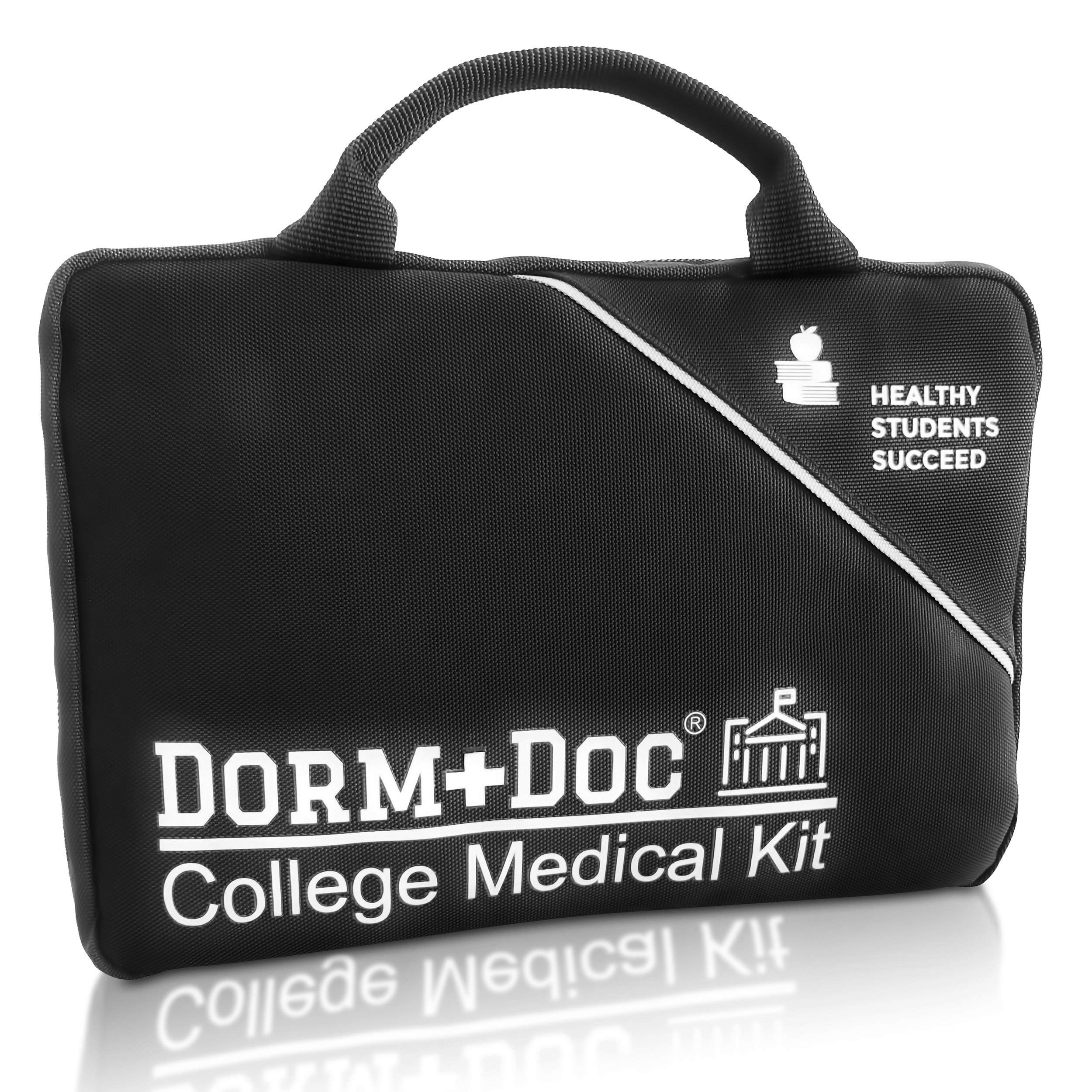 DormDoc 175 Piece Emergency First Aid Kit for College Students - Dorm Room Medical Kit with OTC M... | Amazon (US)