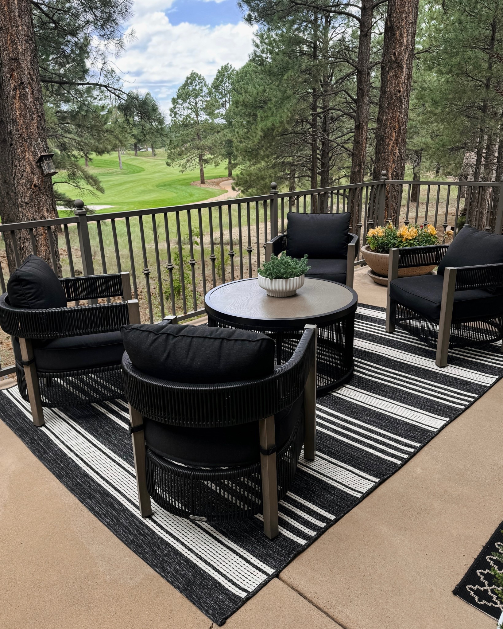 A few affordable little upgrades I made to our outdoor patio from Amazon and Walmart . New stripe rug, herb garden stakes, new planters and the best faux tree (my real plants had a very hard time surviving this summer) accent pillows, and this outdoor grill we have been loving  



#LTKStyleTip #LTKSeasonal #LTKHome