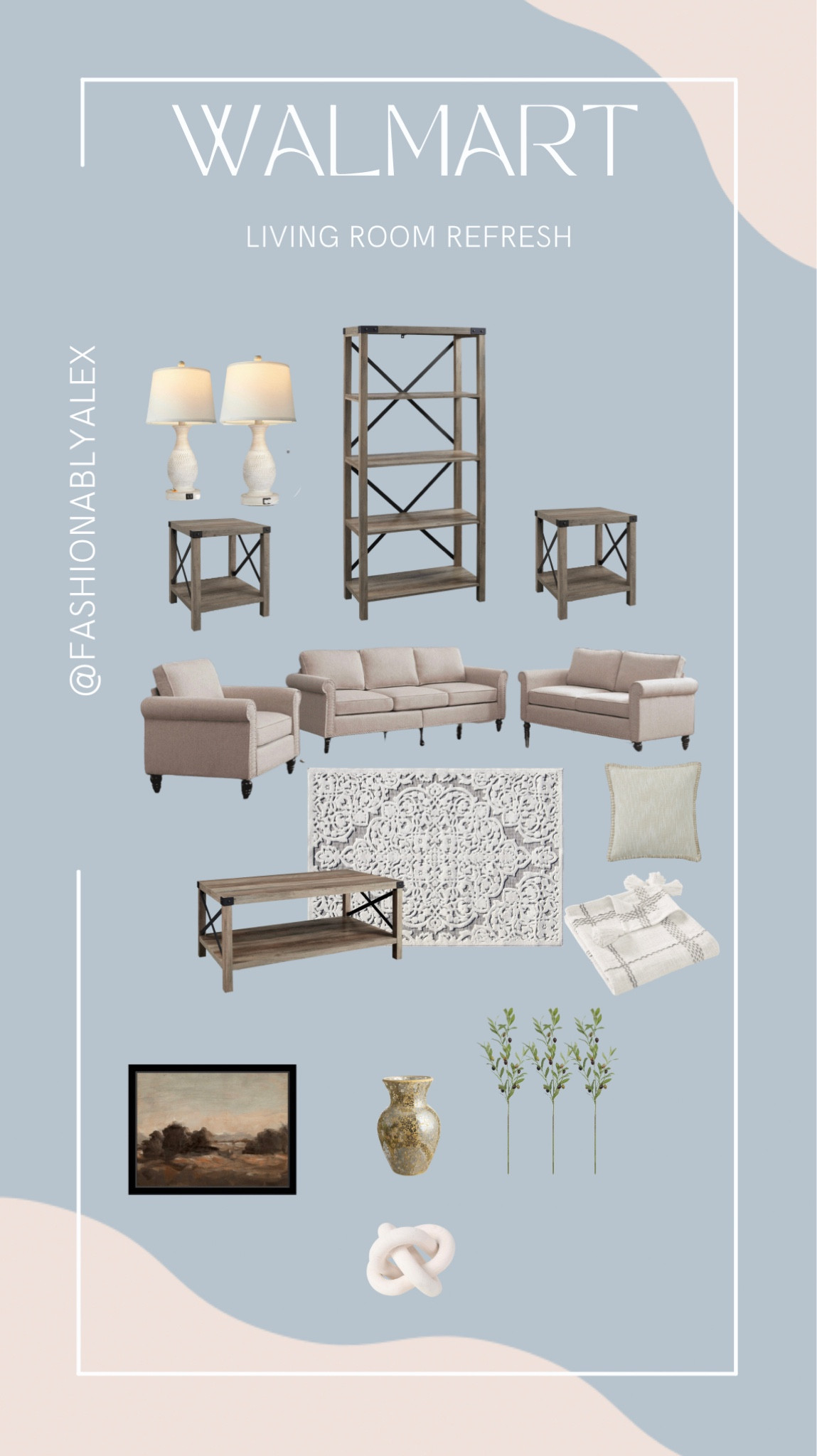Walmart Living Room Refresh / Home Decor / Cozy 

#LTKhome #LTKFind #LTKstyletip