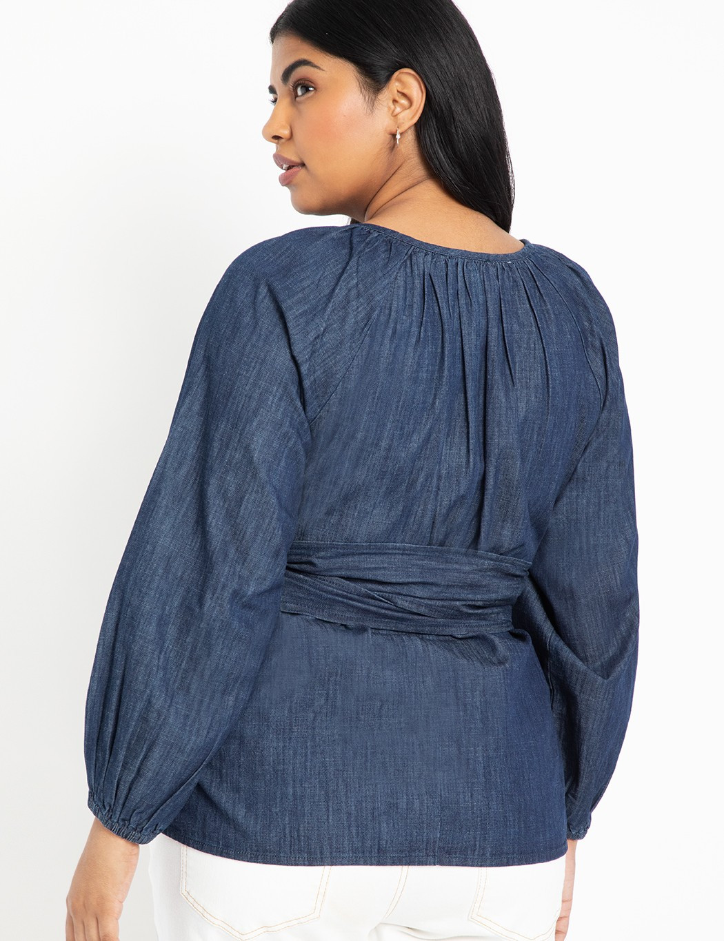 Dramatic Faux Wrap Top | Eloquii