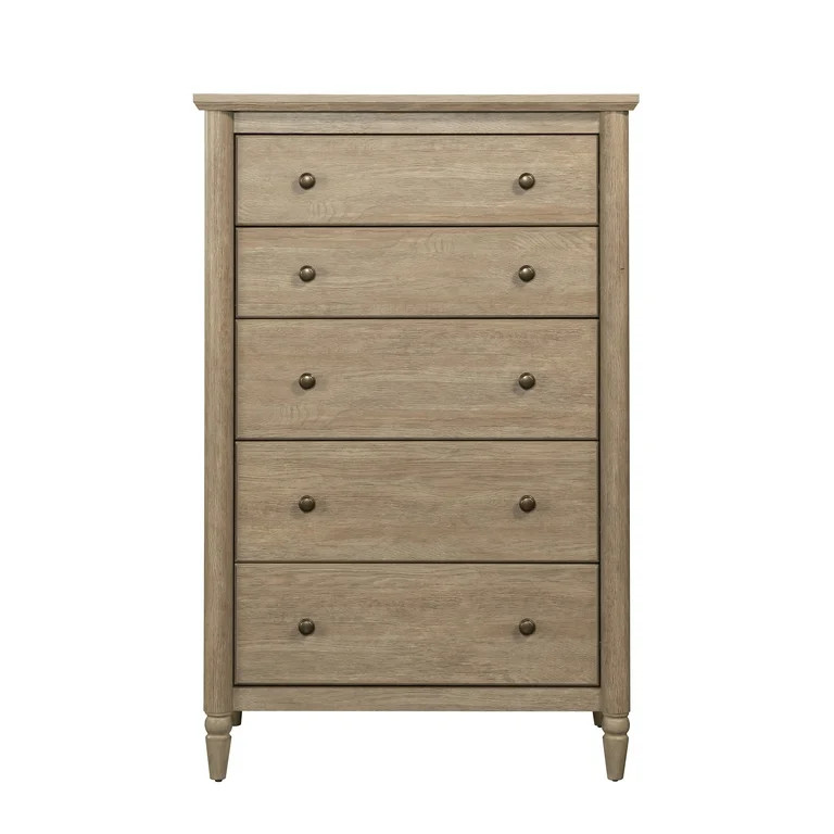 My Texas House Monroe 5-Drawer Dresser, Brushed Oak Finish - Walmart.com | Walmart (US)