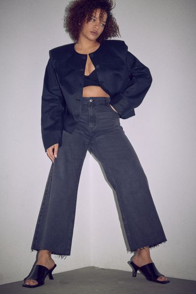 Wide High Ankle Jeans | H&M (US + CA)