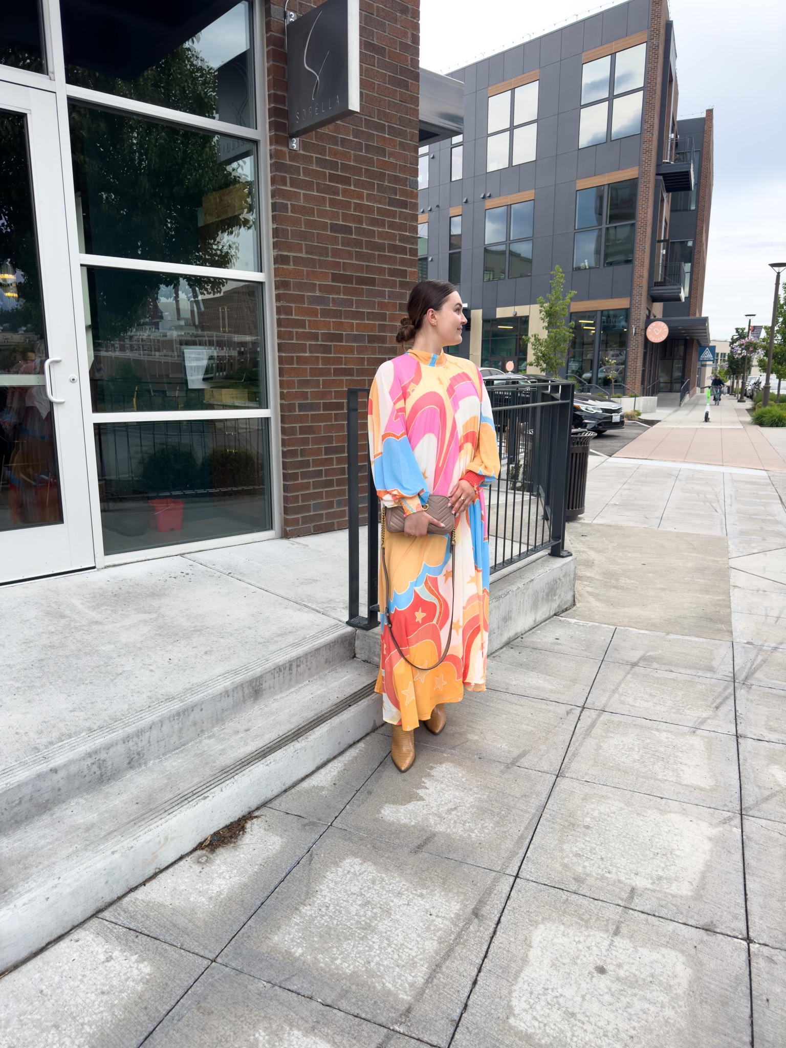 Long sleeve and full length dress for modest midsize women. Perfect for travel or a night out. 

I’m wearing a M dress and size 9 booties 

#LTKunder100 #LTKstyletip #LTKSeasonal