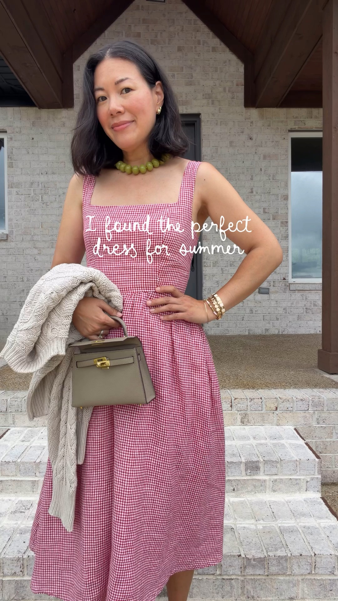 Wearing an XS in the red gingham linen dress!

#LTKootd #LTKPetite #LTKOver40