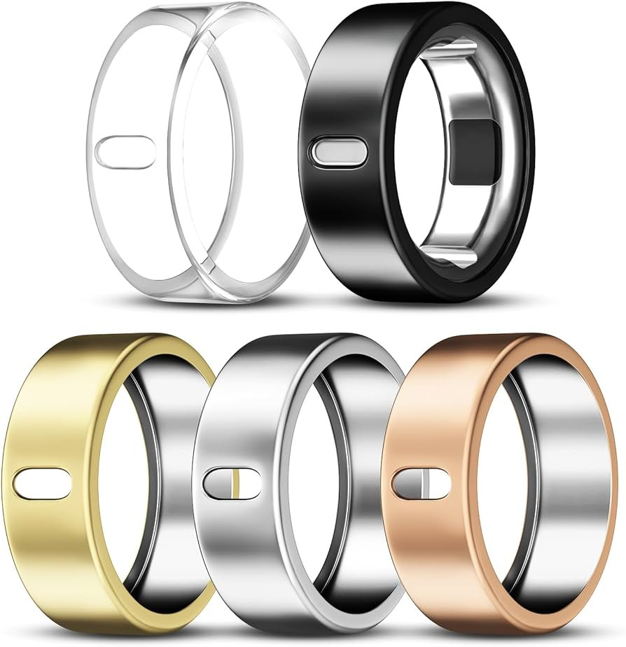 5 Pack Cover Compatible with Oura Ring Gen 4/Oura Ring Gen 3/3 Horizon, Surport Charging with Cov... | Amazon (US)