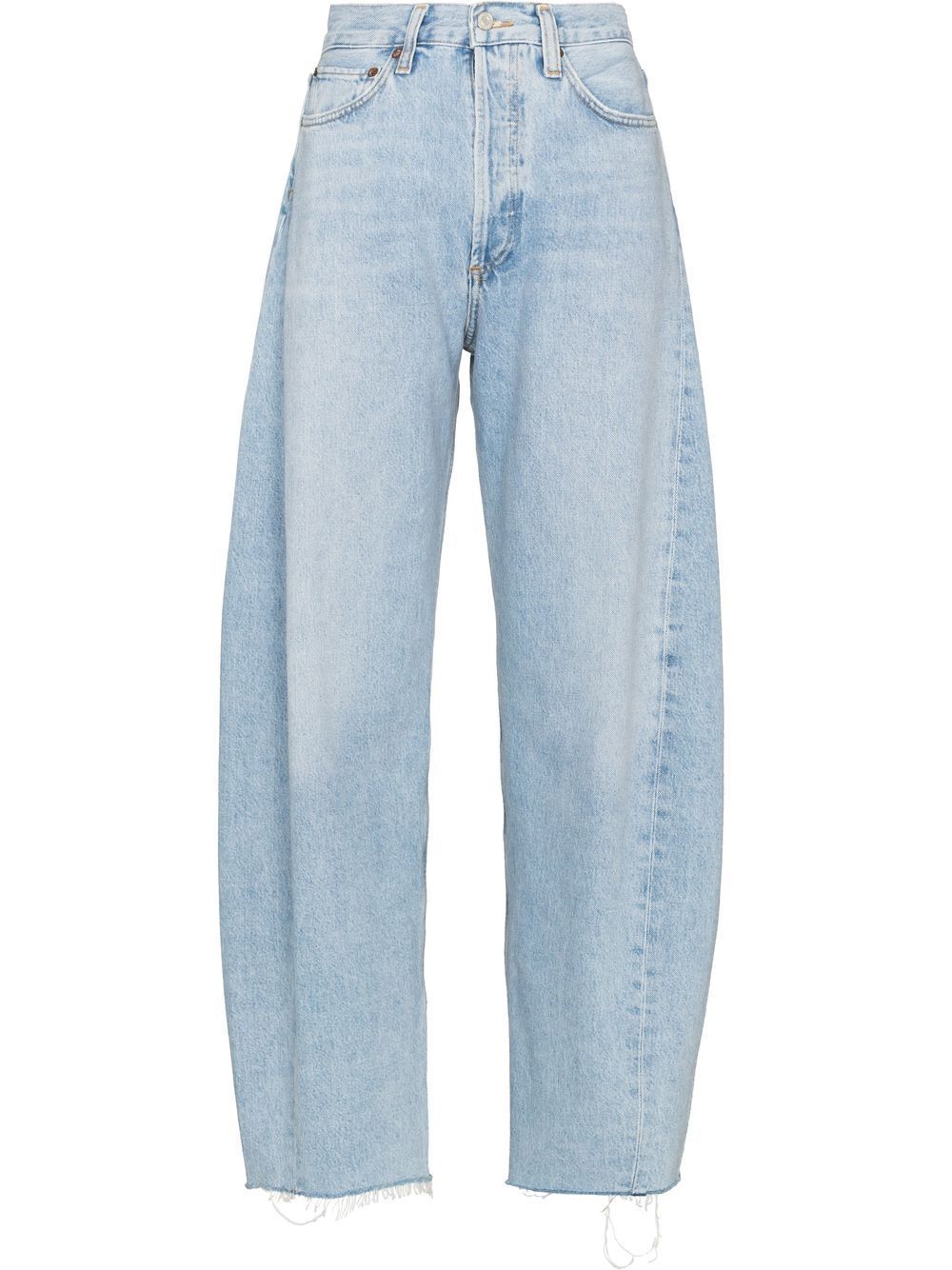 AGOLDE Luna high-waisted Tapered Jeans - Farfetch | Farfetch Global