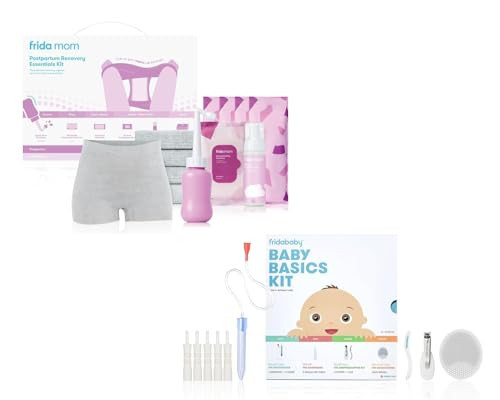 Frida Mom Postpartum Recovery Essentials Kit + Frida Baby Essentials Kit | Amazon (US)