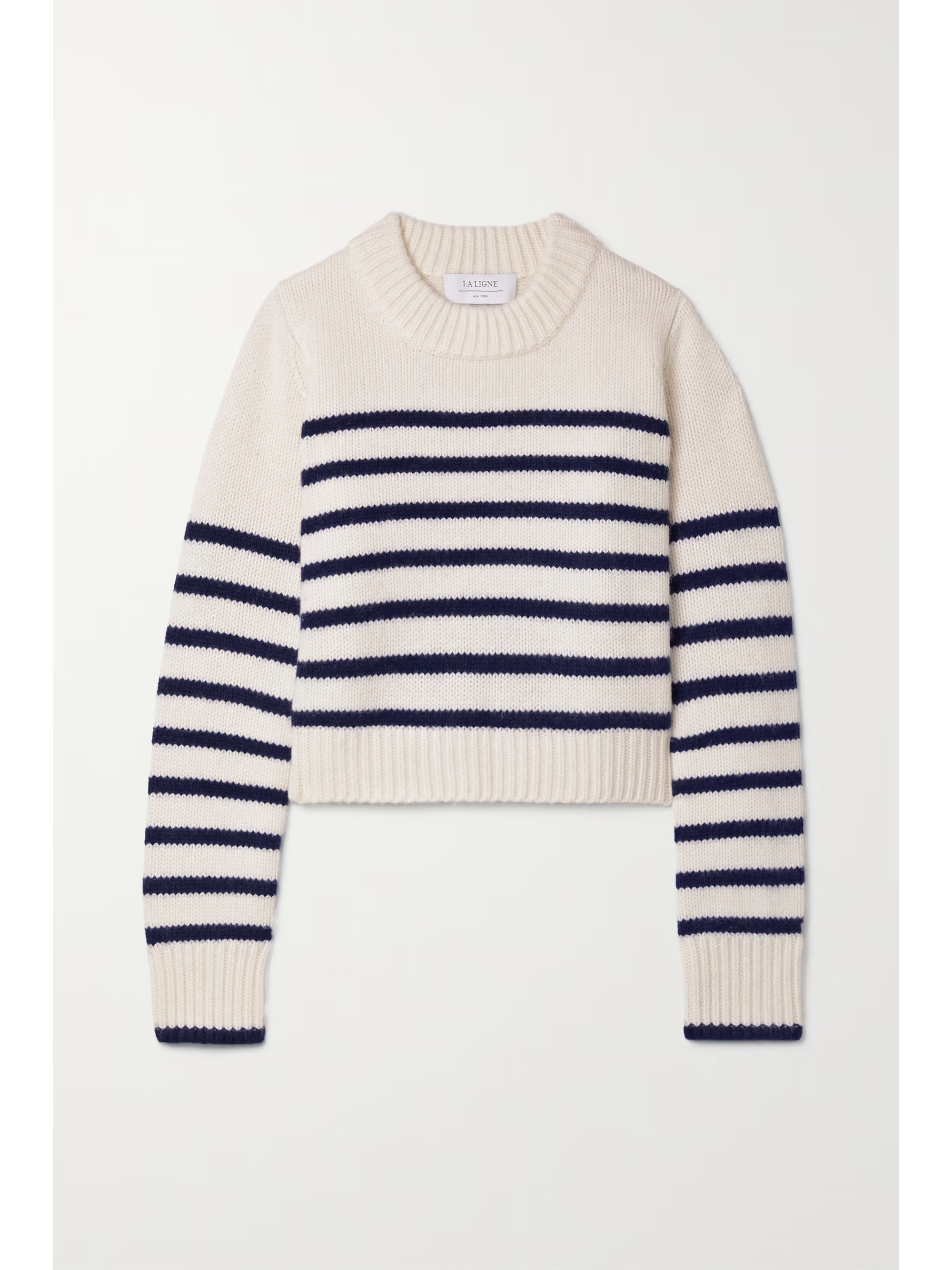 Mini Marin striped wool and cashmere-blend sweater | NET-A-PORTER (US)