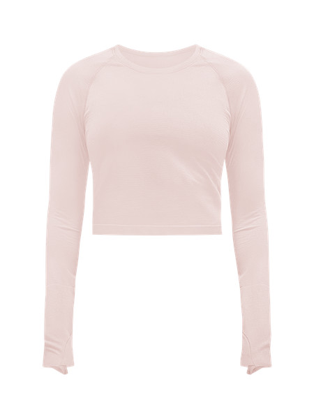 Swiftly Tech Cropped Long-Sleeve Shirt 2.0 | Women's Long Sleeve Shirts | lululemon | Lululemon (US)
