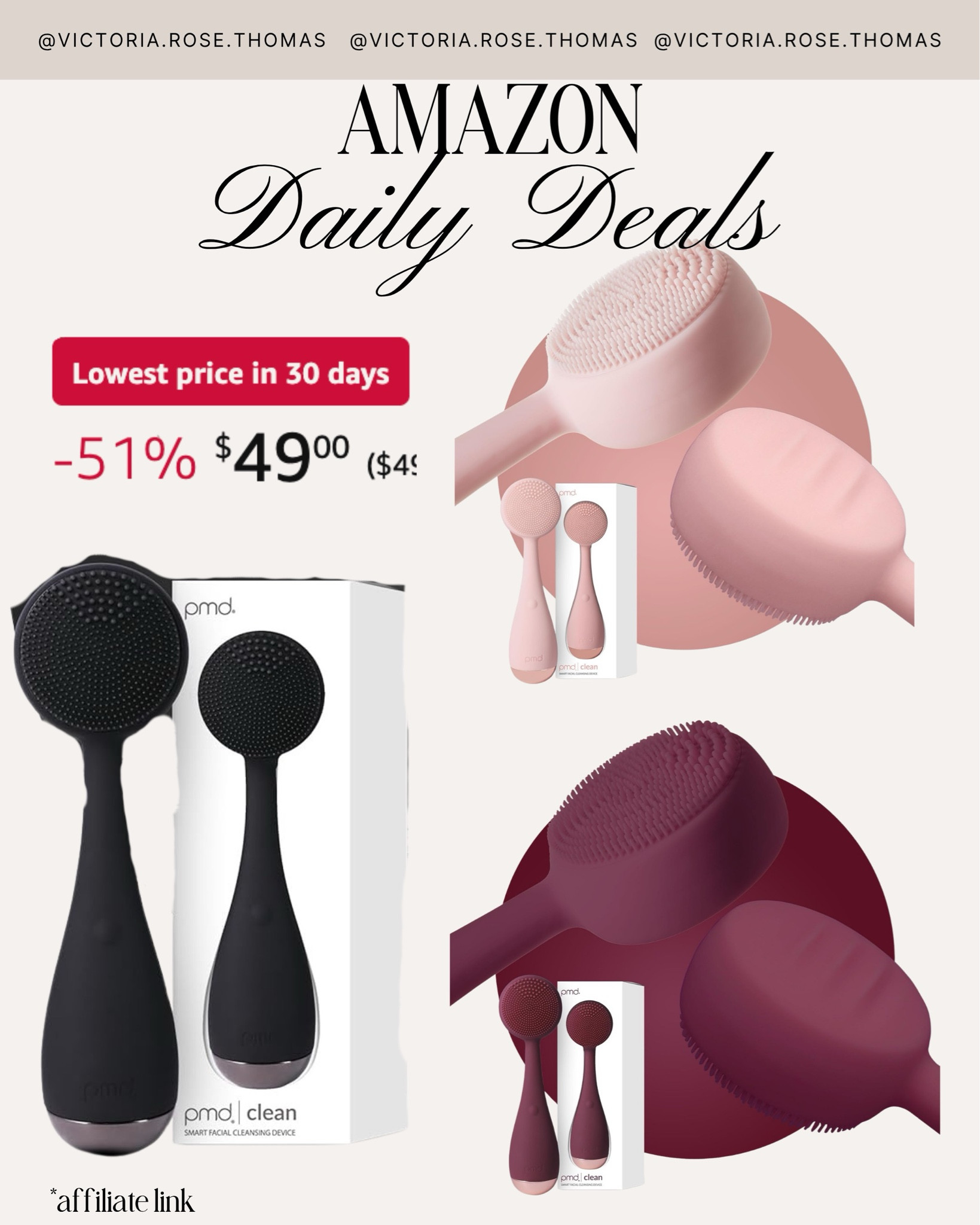 My PMD clean is 50% off which is just insane! This would make a great Mother’s Day gift!! 
Skincare
Beauty
PMD wand
Beauty wand
Cleansing

Amazon daily deals
Amazon beauty
Amazon skincare
Stylewithnosecrets 
Deals
Steal
Save
Sale
Amazon prime

#LTKBeauty #LTKselfcare #LTKSaleAlert