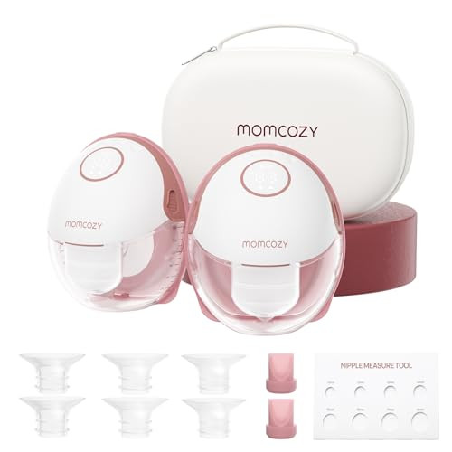 Momcozy Breast Pump Hands Free Mobile Style | M6, Wearable Breastfeeding Pump Ideal Rhythm for Mo... | Amazon (US)