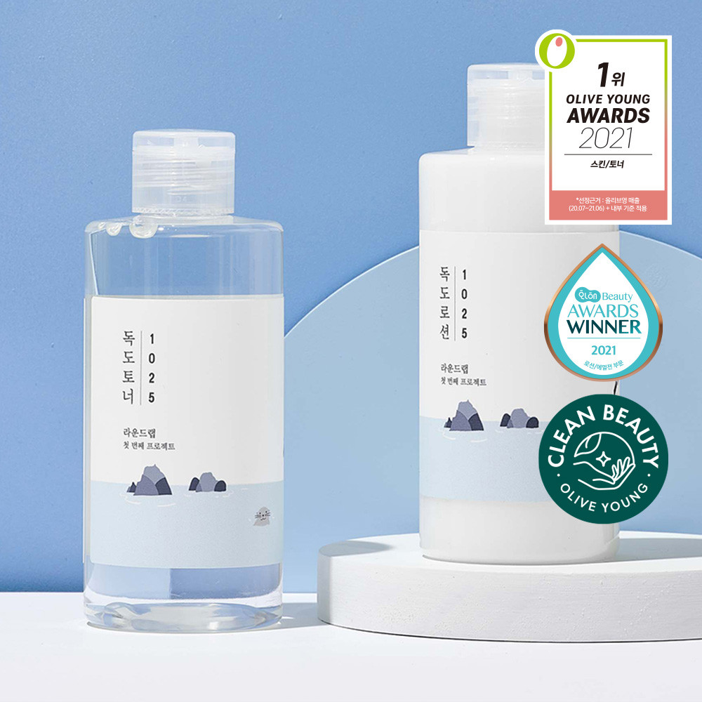 ROUND LAB 1025 Dokdo Toner + Lotion 200mL Special Set | Olive Young Global