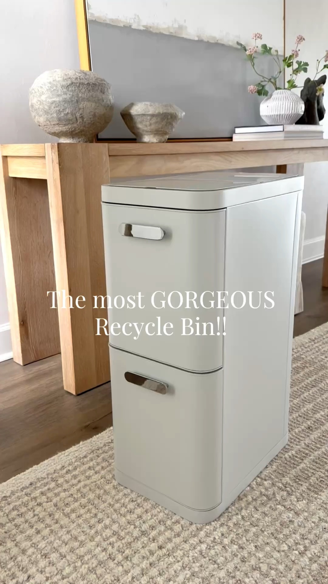 Ok!!!! My Recycling Bin just got delivered now! And WOW! This is awesome! Sleek design, easy for sorting paper, plastics + more!!! Comes in 5 gorgeous colors! 


Use my code RebekahR10 at checkout!! 



#kitchenessentials #kitchen #kitchendecor #trashbin #recylebin #caraway 

#LTKHome
