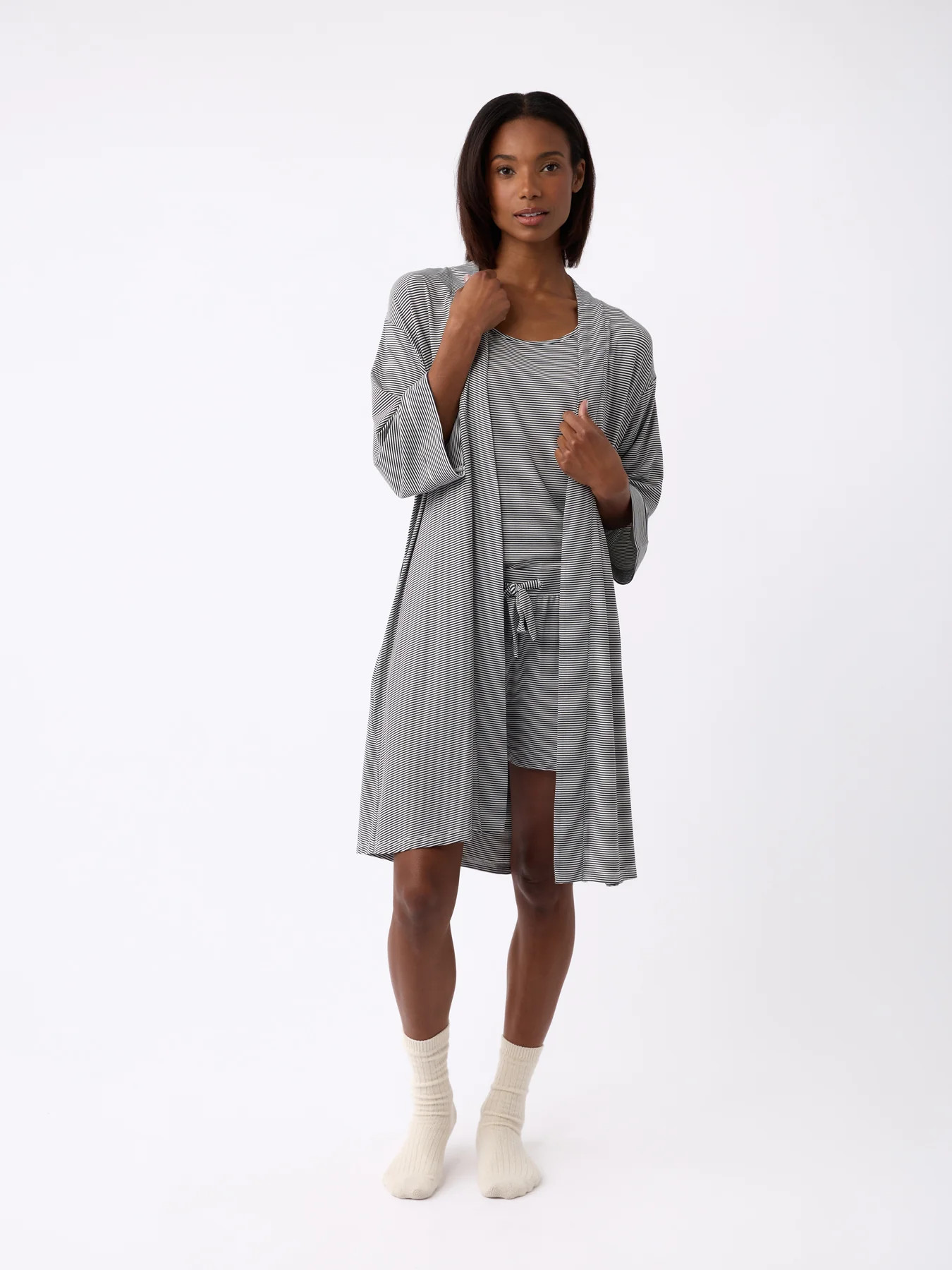 Women's Bamboo Stretch-Knit Kimono Robe | Cozy Earth