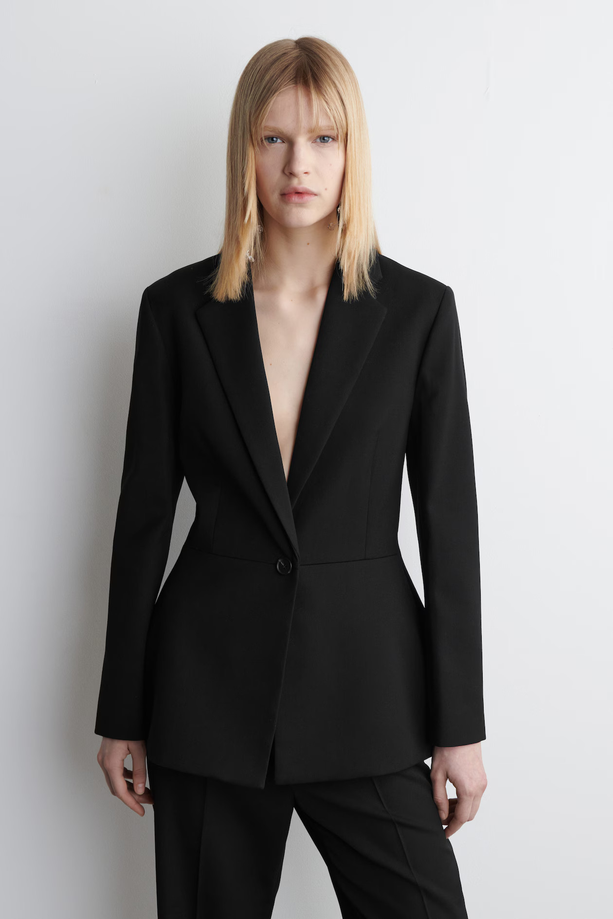 TAILORED PEPLUM BLAZER - BLACK | COS | COS (EU)