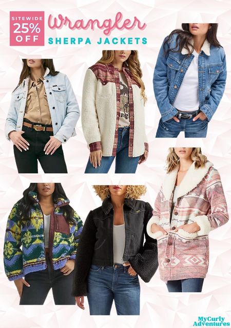 These stylish sherpa denim jackets are my top picks from Wrangler. These will keep you both cozy and warm!

Get them at 25% off until today, March 11, only at LTK!

- LTK exclusive sale, spring sale, spring season, spring outfit, date outfit, party outfit, travel outfit, vacation outfit, cowboy outfit, cowgirl outfit, Wrangler trends, Wrangler sale, Wrangler denim, Wrangler jackets


#LTKfindsunder100 #LTKfindsunder50 #LTKwedding #LTKtravel #LTKSeasonal #LTKstyletip #LTKSpringSale #LTKsalealert #LTKworkwear #LTKparties