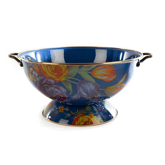 Flower Market Everything Bowl - Lapis | MacKenzie-Childs