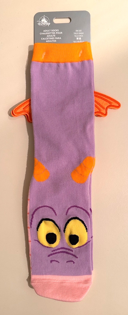 BNWT Disney Parks Figment Crew Socks 1 Pair Adult Size | eBay US