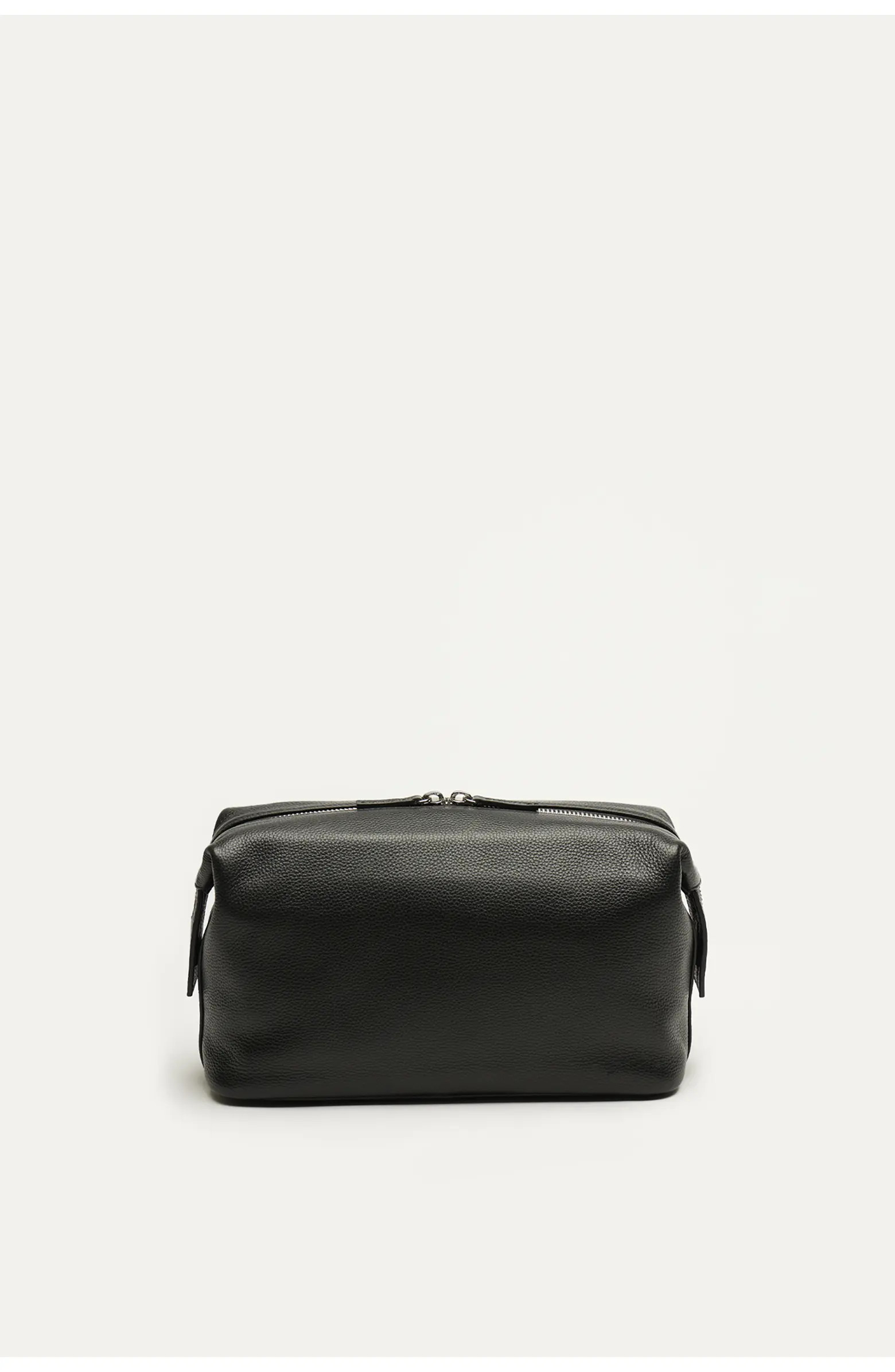 Kenyatta Pebble Grained Leather Toiletry Bag | Nordstrom