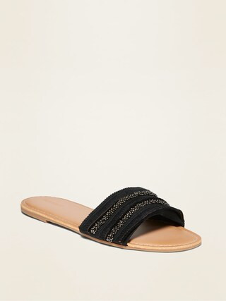 Textured Slide Sandals for Women | Old Navy (US)