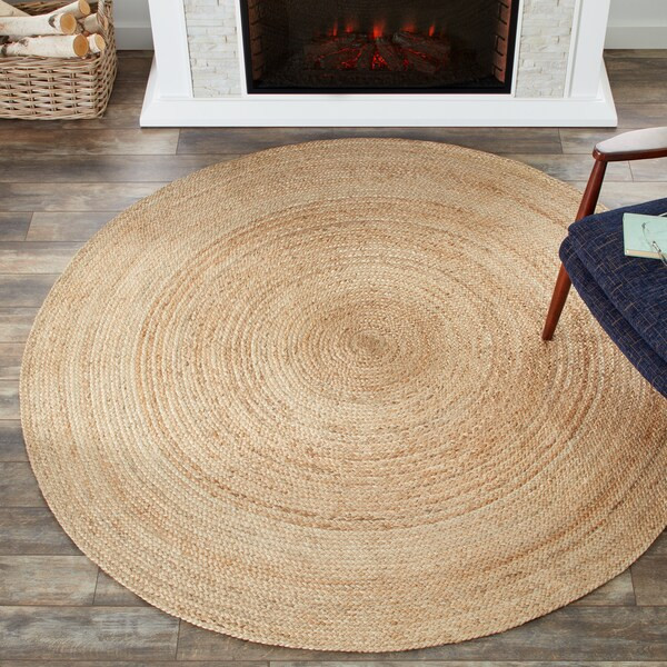 nuLoom Reversible Natural Fiber Jute Rug (6' Round) | Bed Bath & Beyond