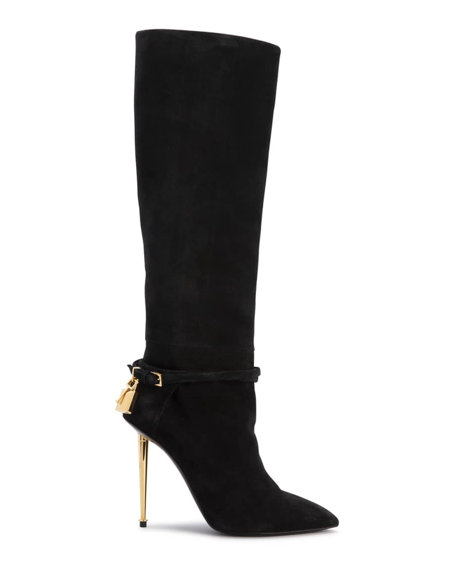 TOM FORD F21 105MM TTK PADLOCK BOOT | Neiman Marcus