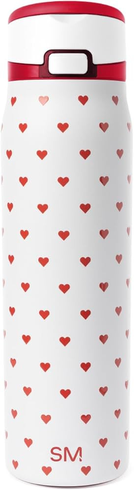 Simple Modern Valentine's Day Mesa Loop Water Bottle with Covered Straw and Handle | 30oz Cup Hol... | Amazon (US)