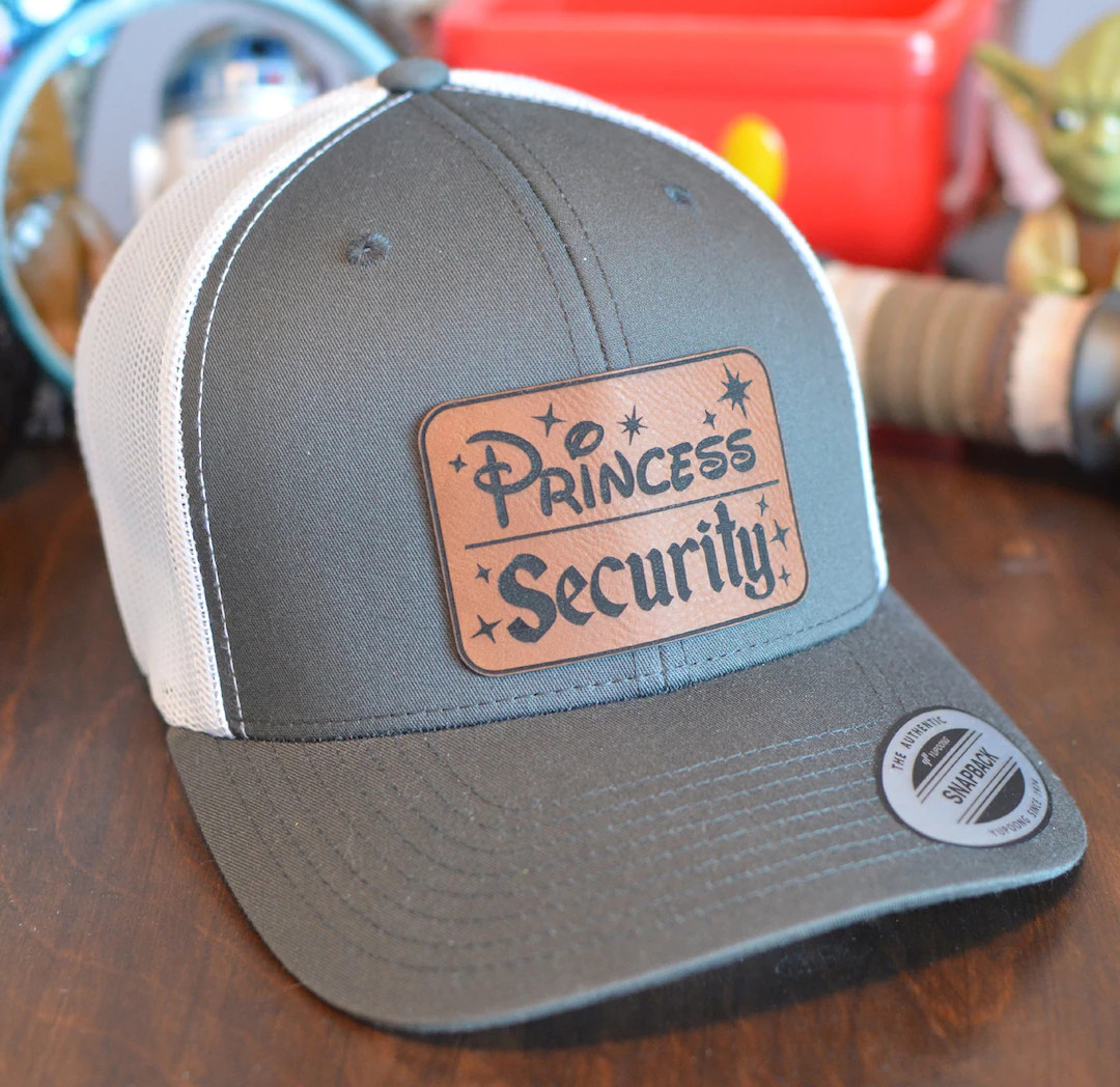 Disney Princess Security Dad Hat – Custom Disneyland Trucker Cap | Etsy (US)