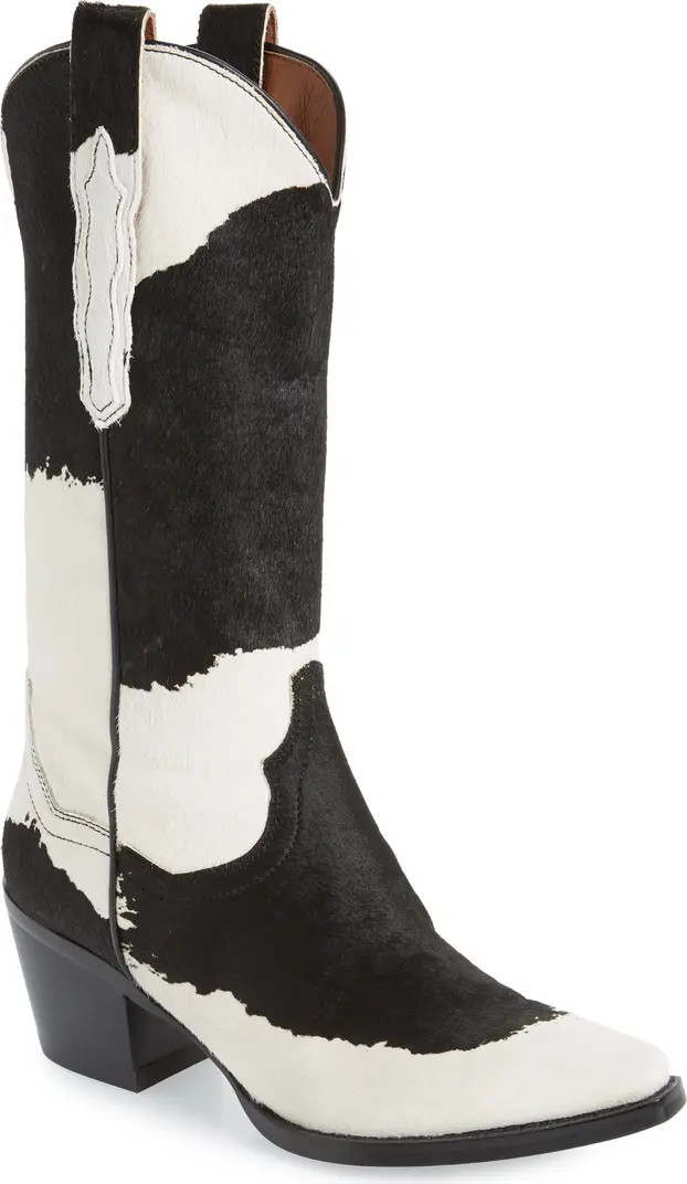 Dagget Genuine Calf Hair Western Boot (Women) | Nordstrom