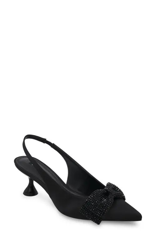 bcbg Archie Pointed Toe Slingback Pump in Black at Nordstrom, Size 7 | Nordstrom