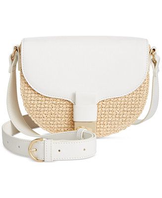 Holmme Small Straw Crossbody, Created for Macy's | Macy's