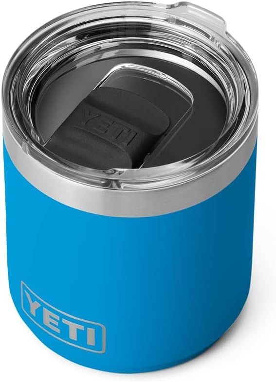 YETI Rambler 10 oz Stackable Lowball 2.0, Vacuum Insulated, Stainless Steel with MagSlider Lid, B... | Amazon (US)