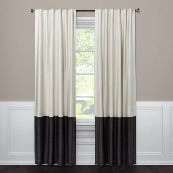 Blackout Color Block Curtain Panel - Project 62™ | Target