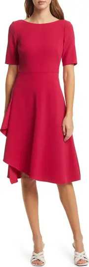 Side Ruffle A-Line Dress | Nordstrom