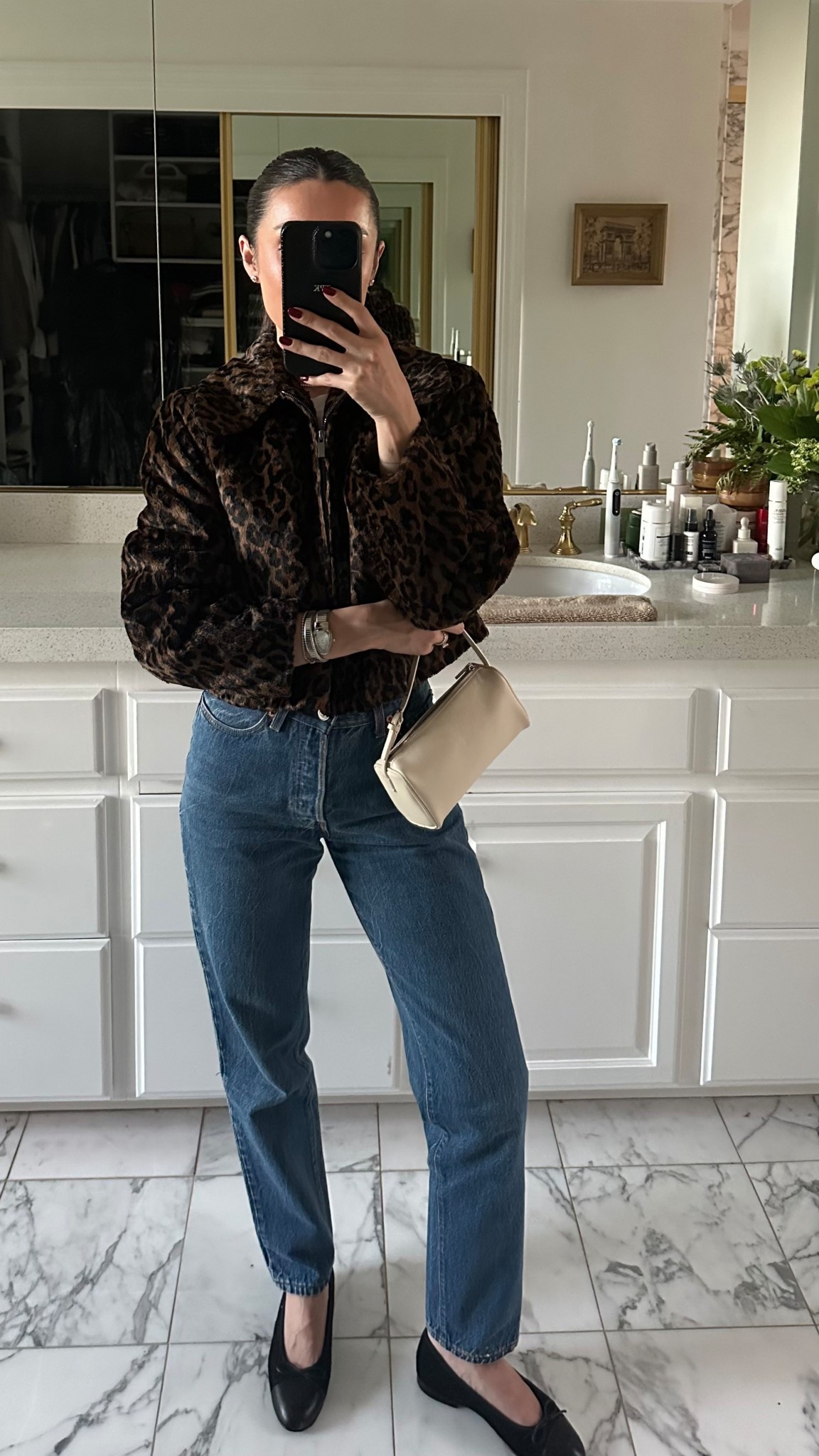 Linking similar jackets (renting this one and it’s exclusive to RTR!). Vintage Levi’s and Chanel flats. 

#LTKgrwm #LTKootd