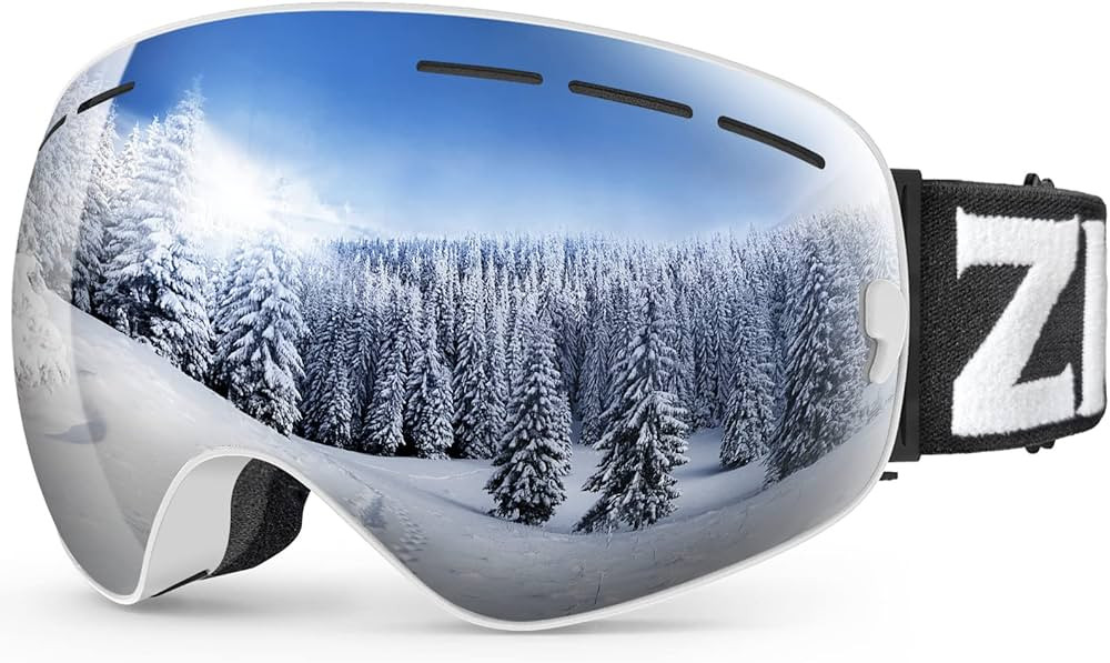 ZIONOR X Ski Goggles - OTG Snowboard Goggles Detachable Lens for Men Women Adult | Amazon (US)