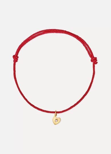 Heart 18-karat gold bracelet | NET-A-PORTER (US)