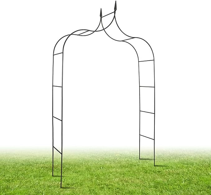 FIZZEEY Garden Arch - Metal Gothic Garden Arbor Arch Trellis for Climbing Plants Vines, Outdoor G... | Amazon (US)