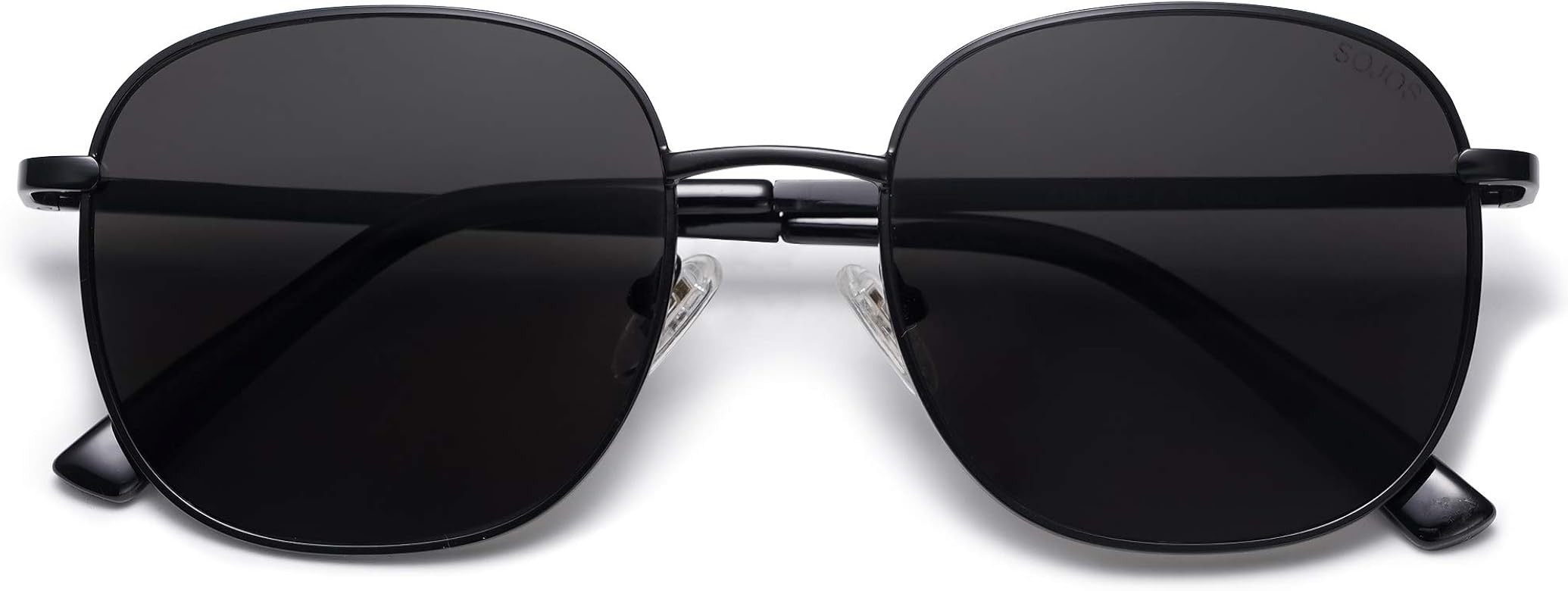 SOJOS Classic Square Sunglasses for Women Men with Spring Hinge AURORA SJ1137 | Amazon (US)