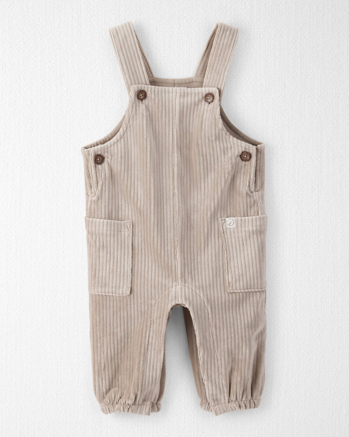 Baby Recycled Ribbed Velour Overalls | Carter's Inc