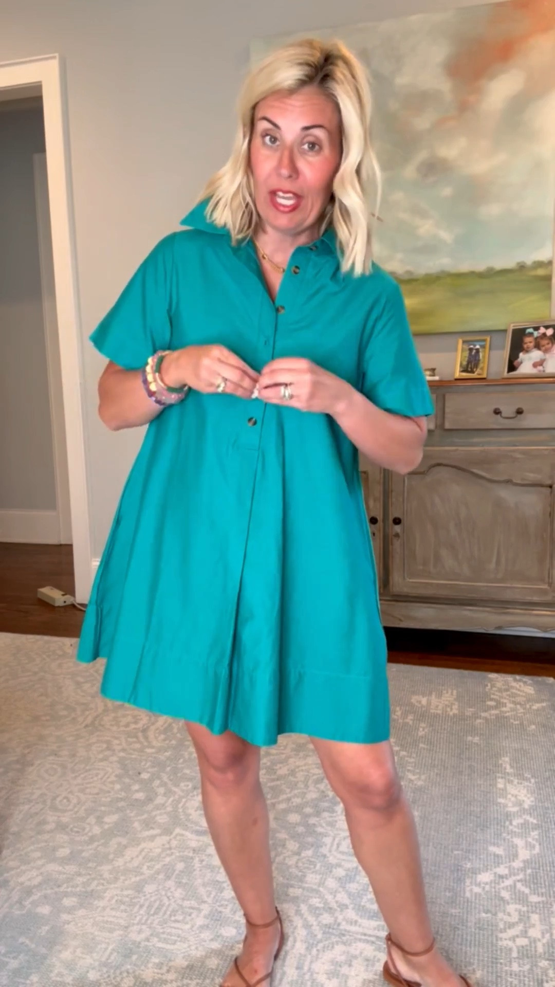 Oh my goodness…. I think this is one of the first dresses I got from the Zon and I was like wait a minute!! Y’all this one is a must have! I’m in a small. 

#LTKspringtrends #LTKspring #LTKmomlife
