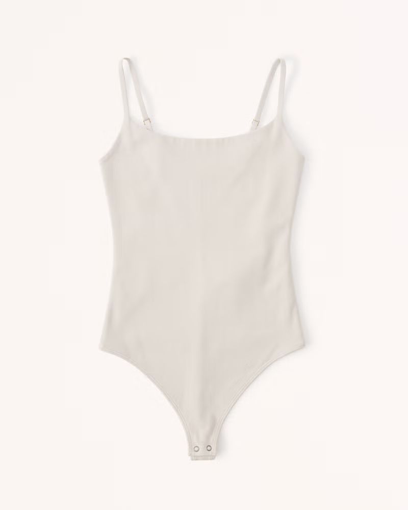 Women's Cotton Seamless Fabric Cami Bodysuit | Women's Tops | Abercrombie.com | Abercrombie & Fitch (US)