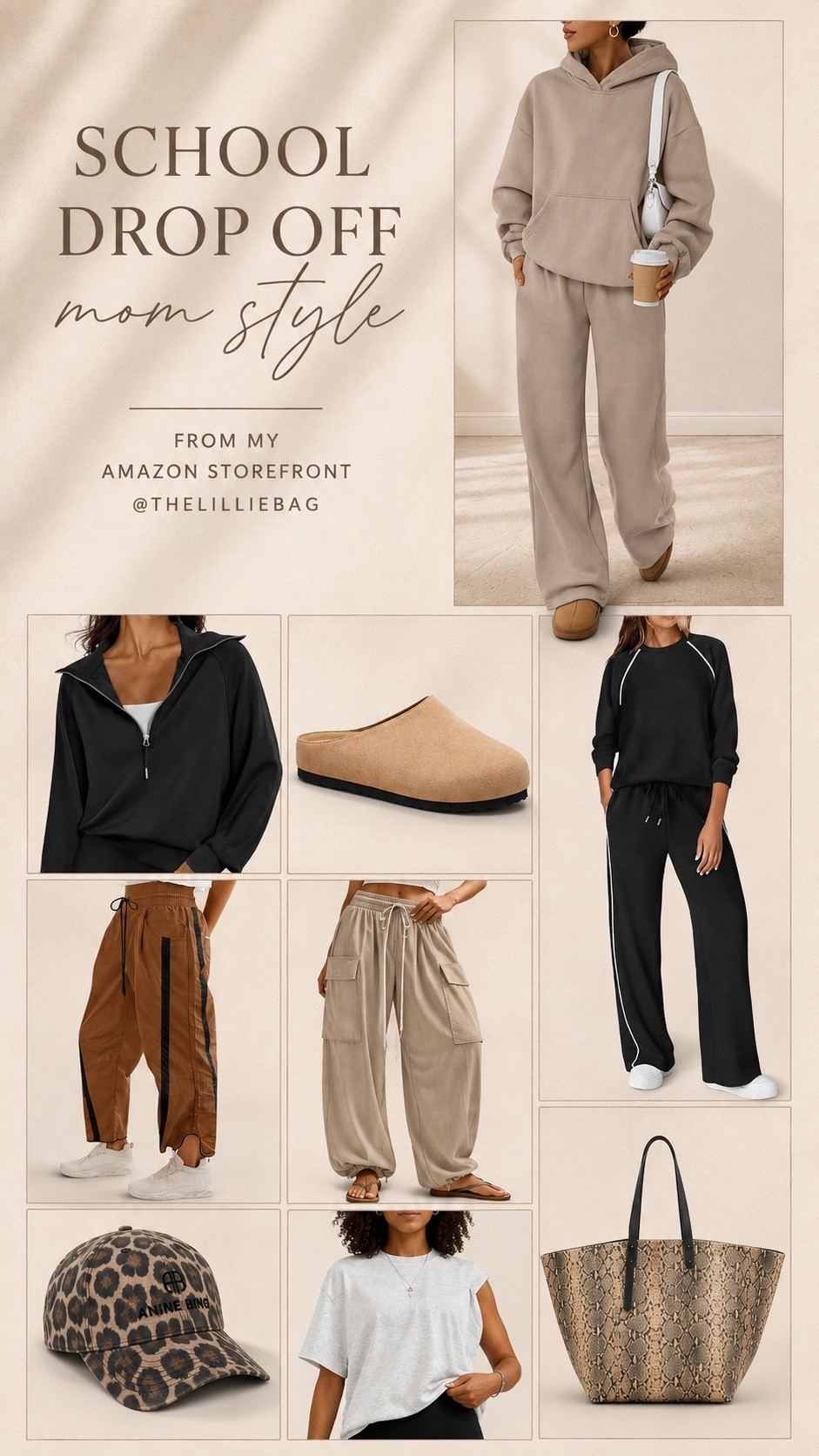 School drop-off mom style 🤎☕ Comfy enough for the morning rush, but still cute enough for errands, coffee runs + everything else on the schedule. These Amazon finds are all about easy layers, relaxed pants, matching sets + everyday accessories you can throw on and go!

School drop off outfit, mom style, mom outfit ideas, Amazon fashion, Amazon mom finds, casual mom outfit, comfy mom style, matching set, lounge set, fall mom outfits, school run outfit, everyday outfit ideas, athleisure outfit, Amazon fall fashion, busy mom style, casual fall outfits.

#LTKootd #LTKSeasonal