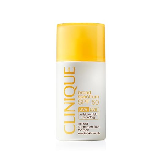 Clinique SPF 50 Mineral Sunscreen Fluid For Face | Safe for Sensitive Skin, 1 Fl Oz       Send to... | Amazon (US)