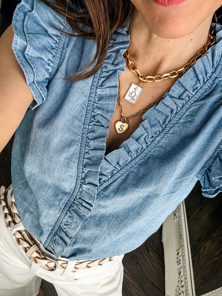 Sequin code: spring25, spring30 or Tommy20. Charms, initial necklace, gold necklace, gold jewelry, Mother’s Day gift, chambray. Top small 

#LTKsalealert #LTKfindsunder100 #LTKGiftGuide