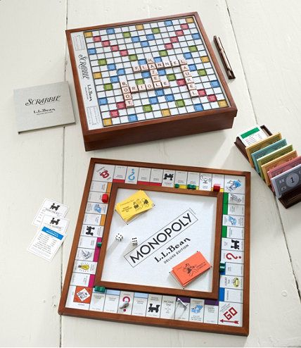 L.L.Bean Deluxe Scrabble/Monopoly | L.L. Bean