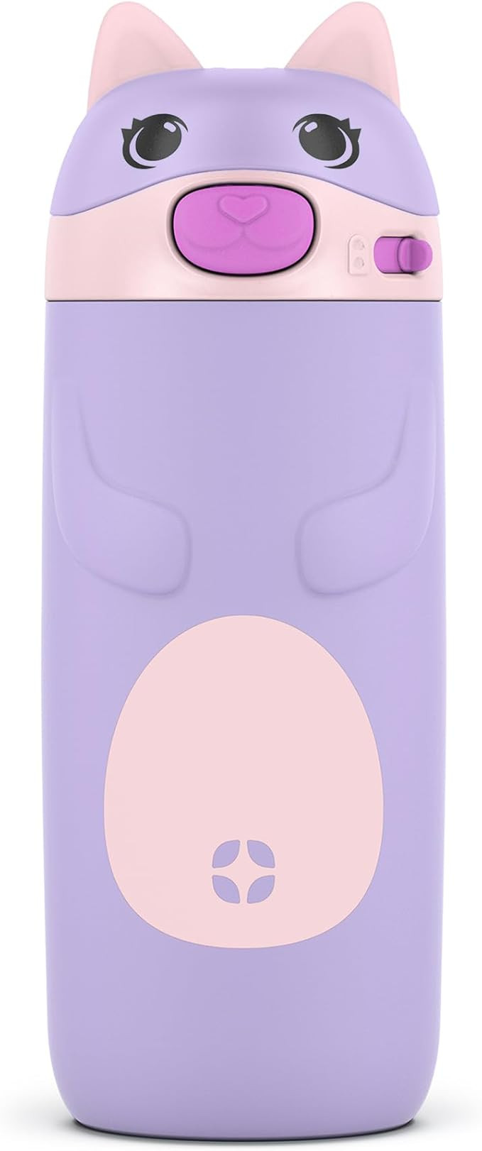 Ello Ellies 12oz Stainless Steel Leakproof Kids Water Bottle, Cat | Insulated kids water bottle w... | Amazon (US)