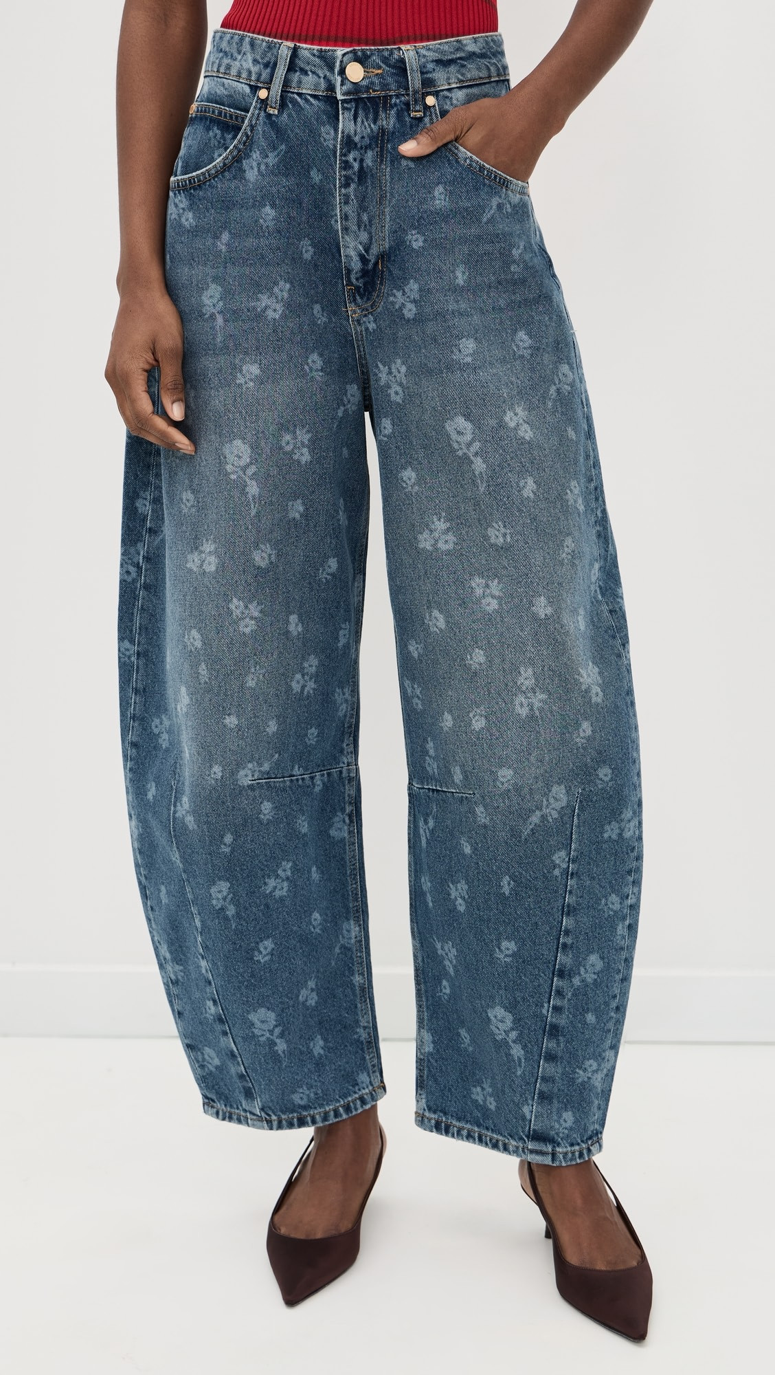 Barrel Leg Jeans | Shopbop